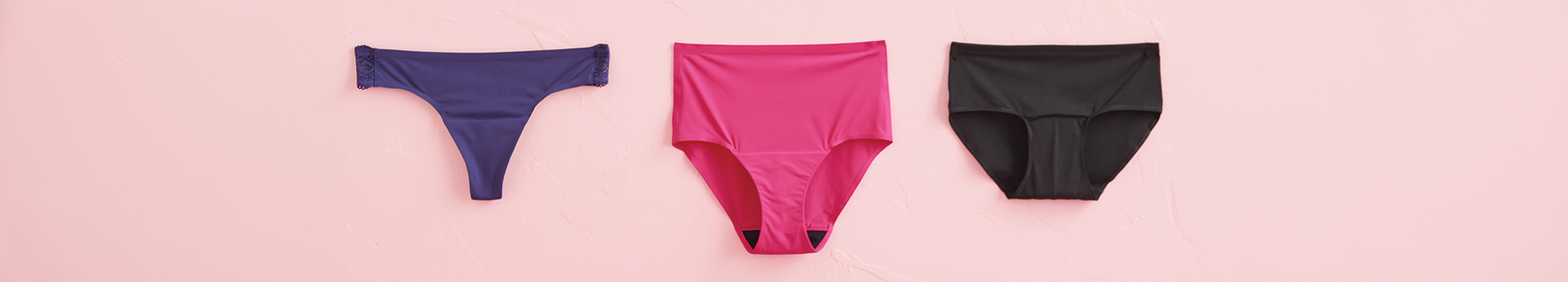 Culottes menstruelles à 3 niveaux d'absorption - Period Underwear with 3 levels of absorbency | Newex