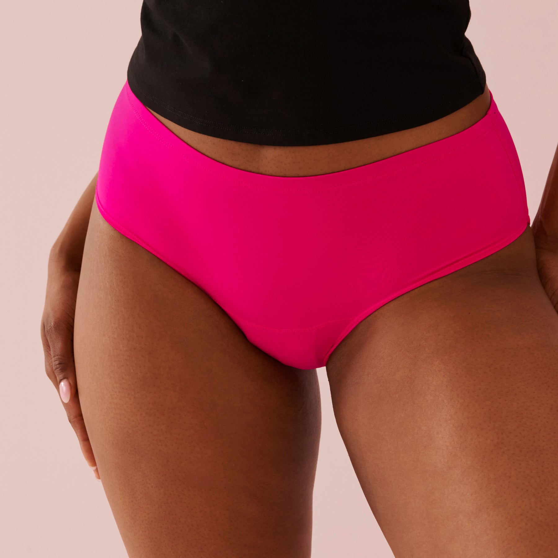 From of the pink hiphugger period panty – NEWEX
