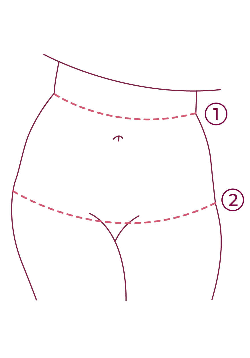 Period Panties Size Chart - Guide de tailles des culottes menstruelles | Newex