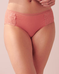 Front of the pink hiphugger period panty – NEWEX