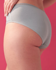 Side of the blue hiphugger period panty – NEWEX